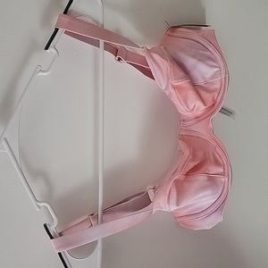 Victoria Secret Swim Pink Tye Dye Top Size 34C